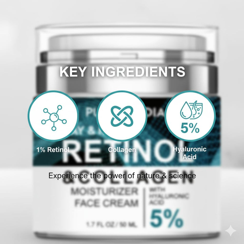 Close-up of smoother-looking skin with reduced wrinkles.