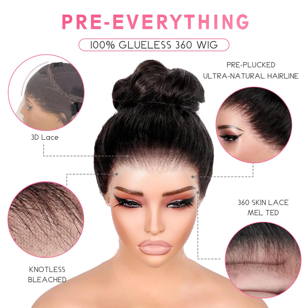 PureMiss HD lace close-up shows skinlike melt and natural look