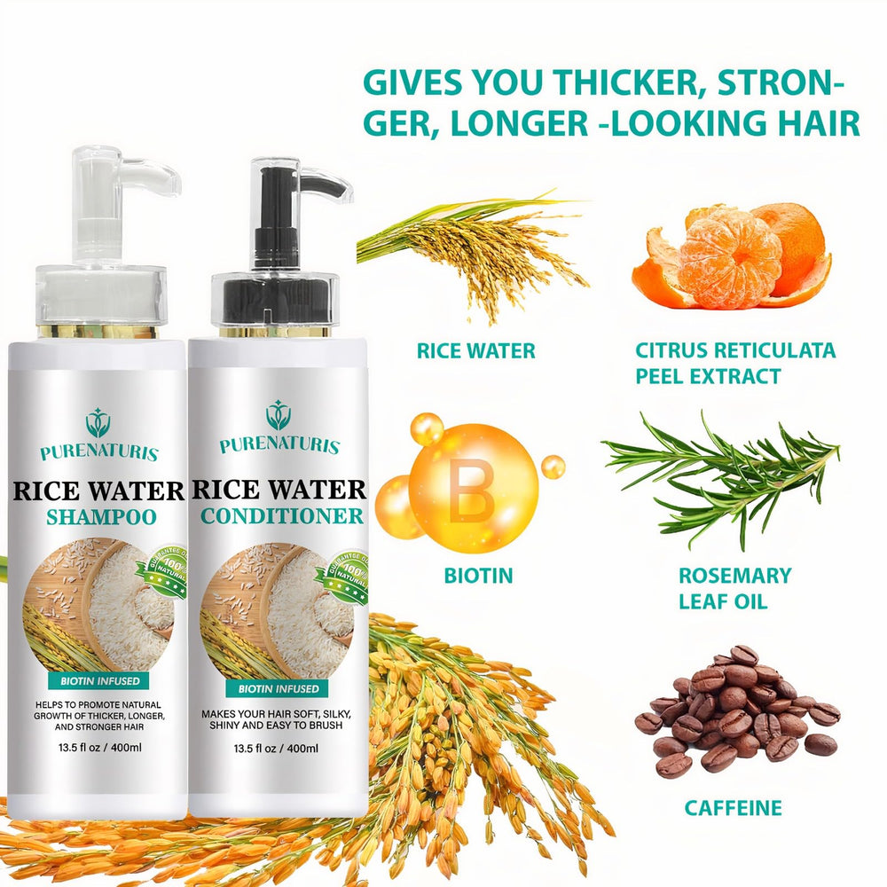 PureNaturis hair-growth serum bottle highlighting rosemary and biotin for daily use