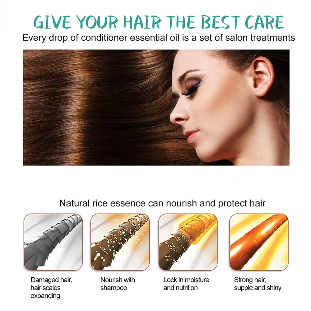 PureNaturis thickening hair results illustration suggesting fuller, stronger strands