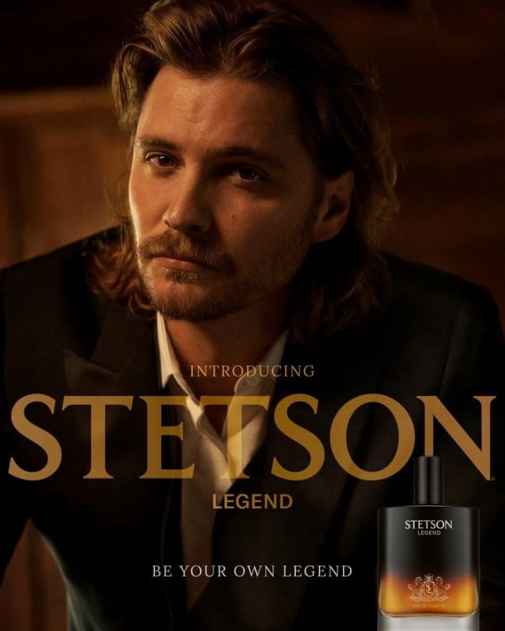 PureScents Stetson Black travel-size bottle, convenient for travel