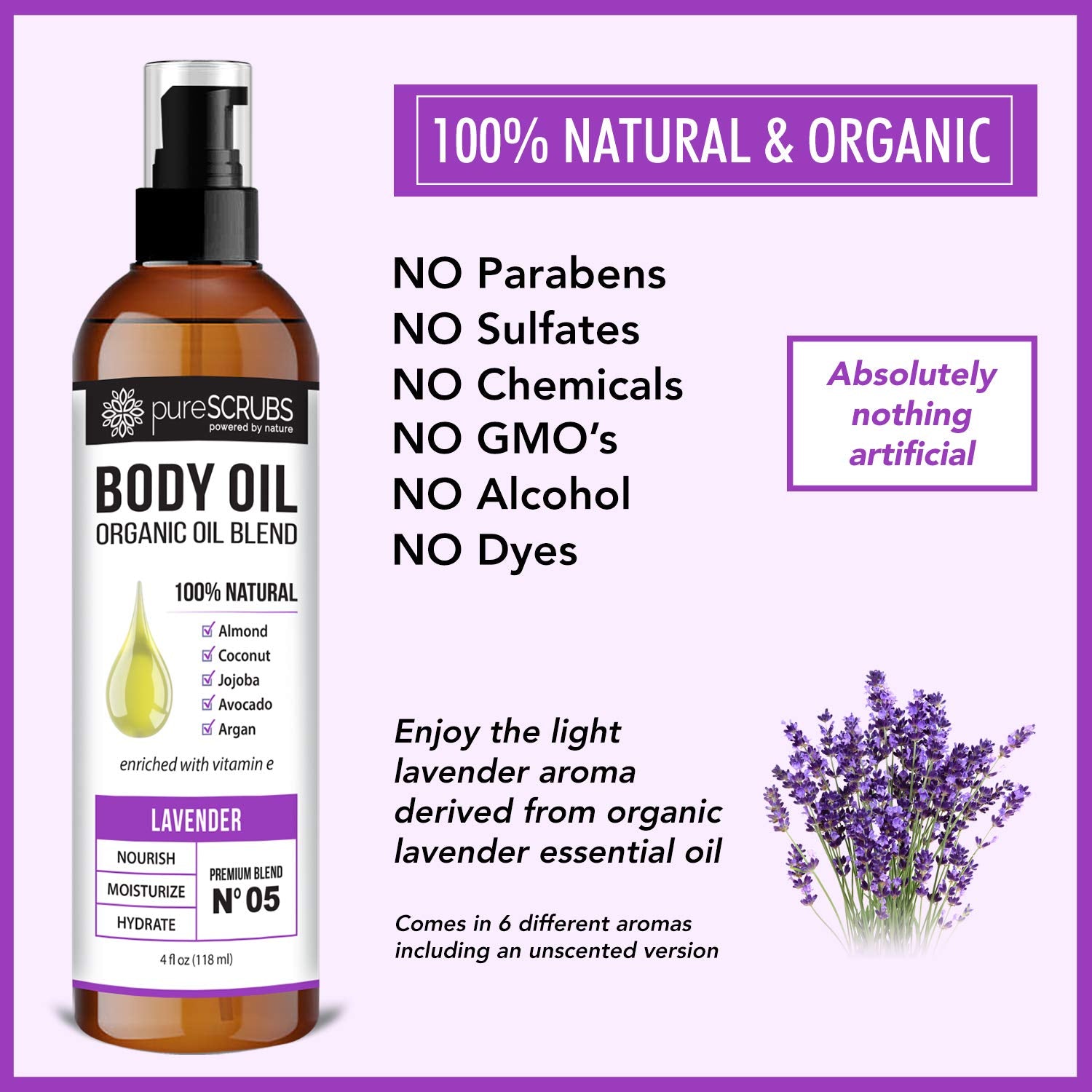 PureSCRUBS hair end hydration oil helps hydrate dry ends.