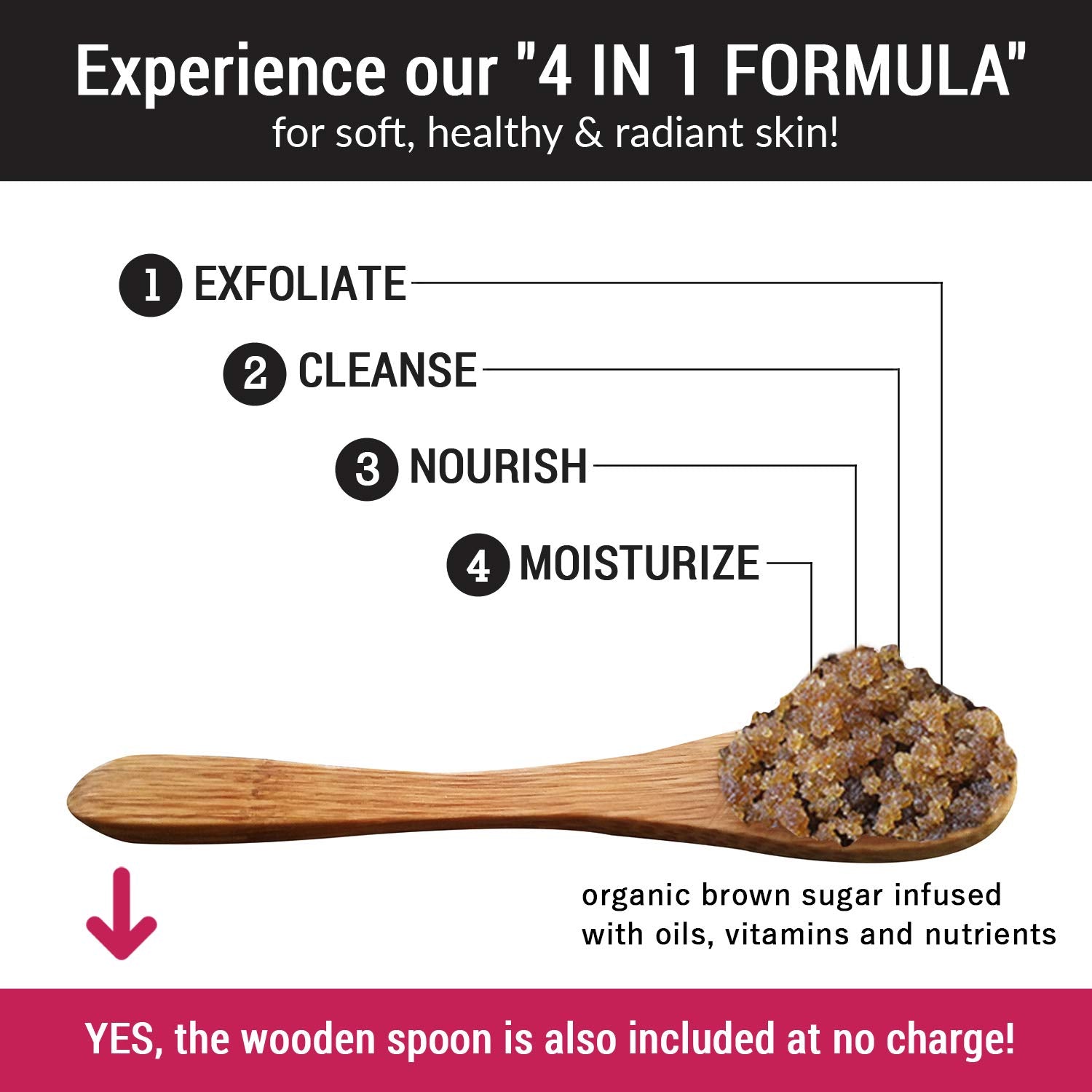 PureSCRUBS natural loofah pad ready to buff away dry skin