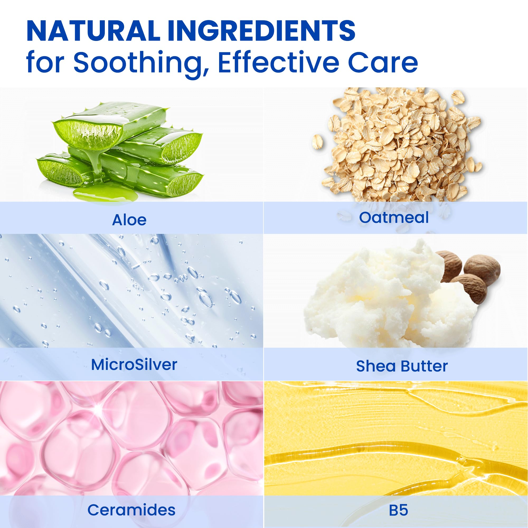 PURESKIN Bed Sore Cream texture swirl highlights silky, non-greasy feel for comfortable use