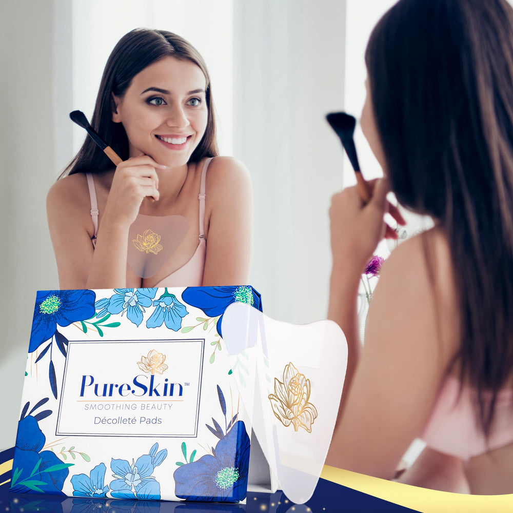 PureSkin packaging inside view reveals contents and reusable pads