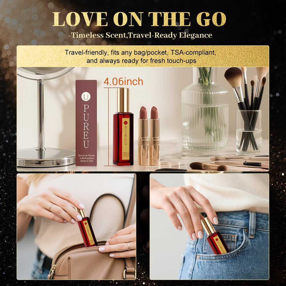 Base notes of vanilla and patchouli provide lasting warmth and allure.