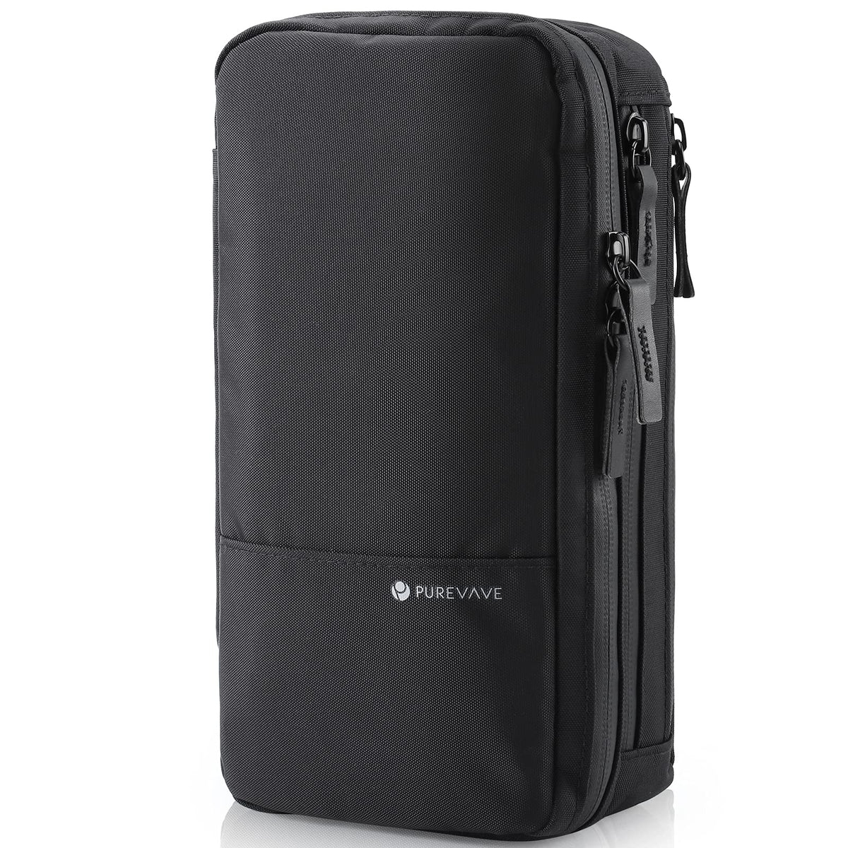 Purevave compact mens toiletry bag front compartment keeps essentials organized and accessible.