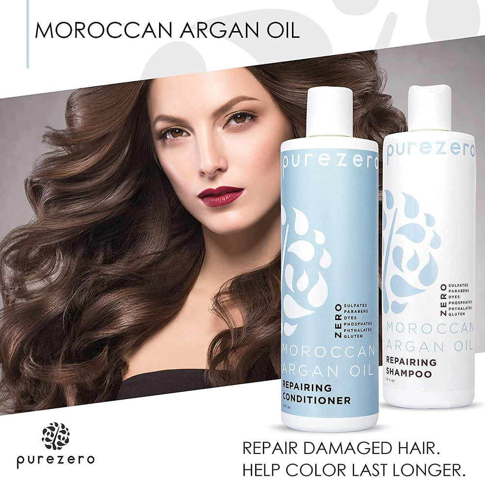 Purezero argan oil shampoo foam closeup showing rich lather.