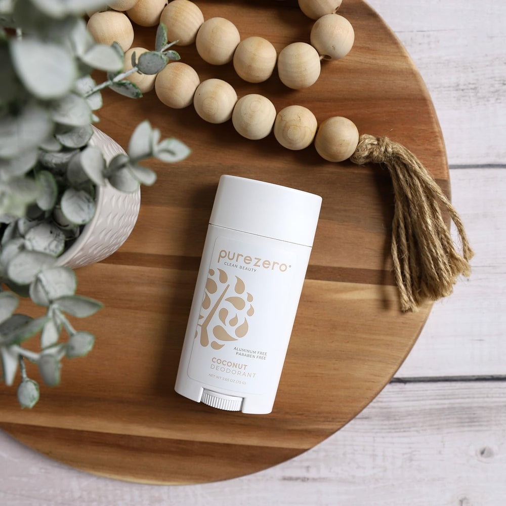 Purezero Coconut Deodorant designed for sensitive skin without irritation