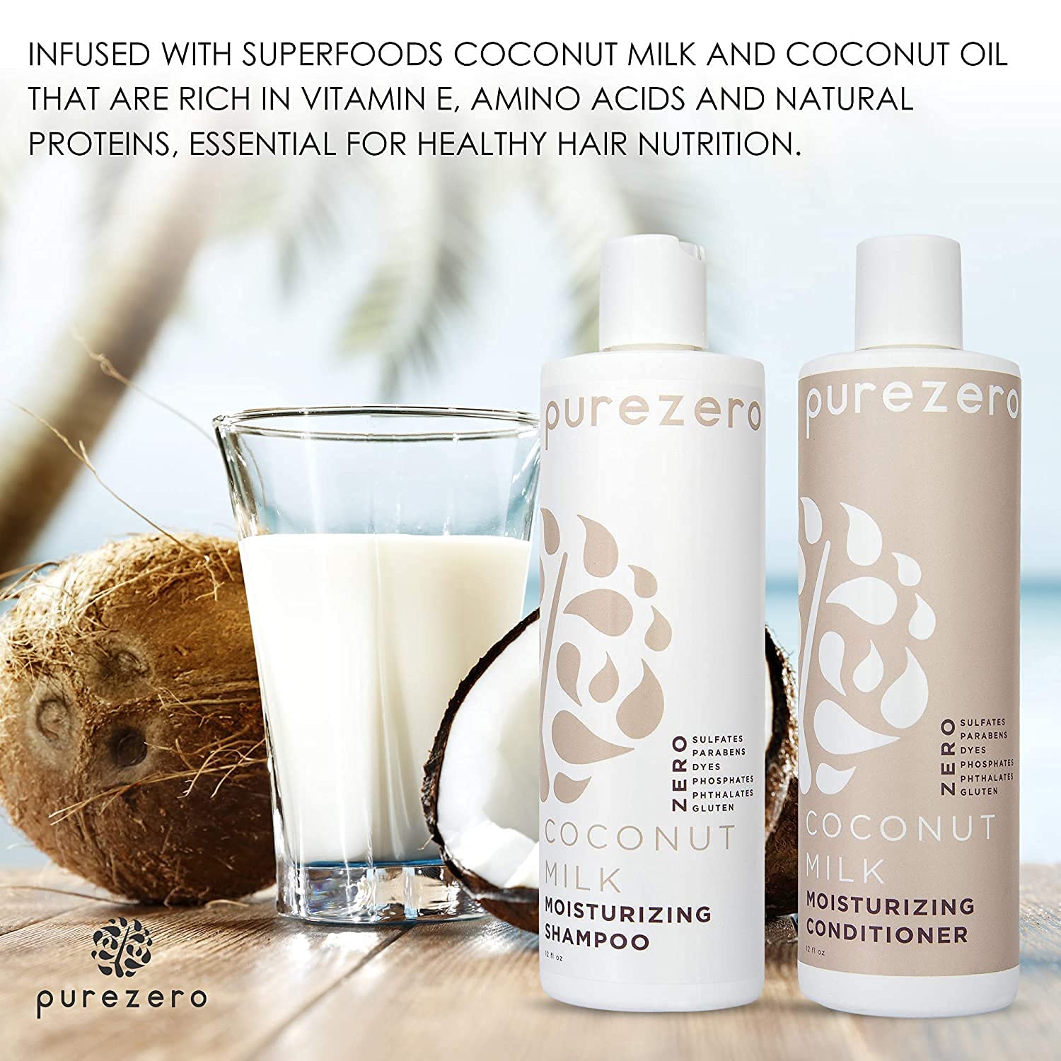 Conditioner being applied for creamy moisture and slip.