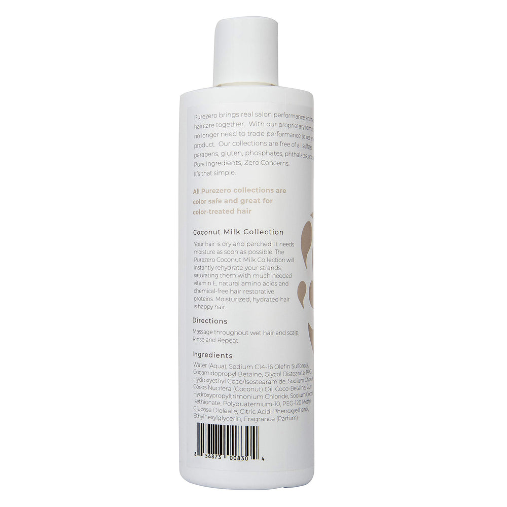 Purezero hair closeup revealing glossy shine after use