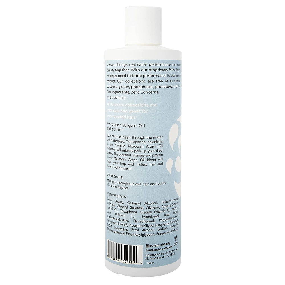 Purezero made-in-USA badge on bottle highlighting quality craftsmanship.