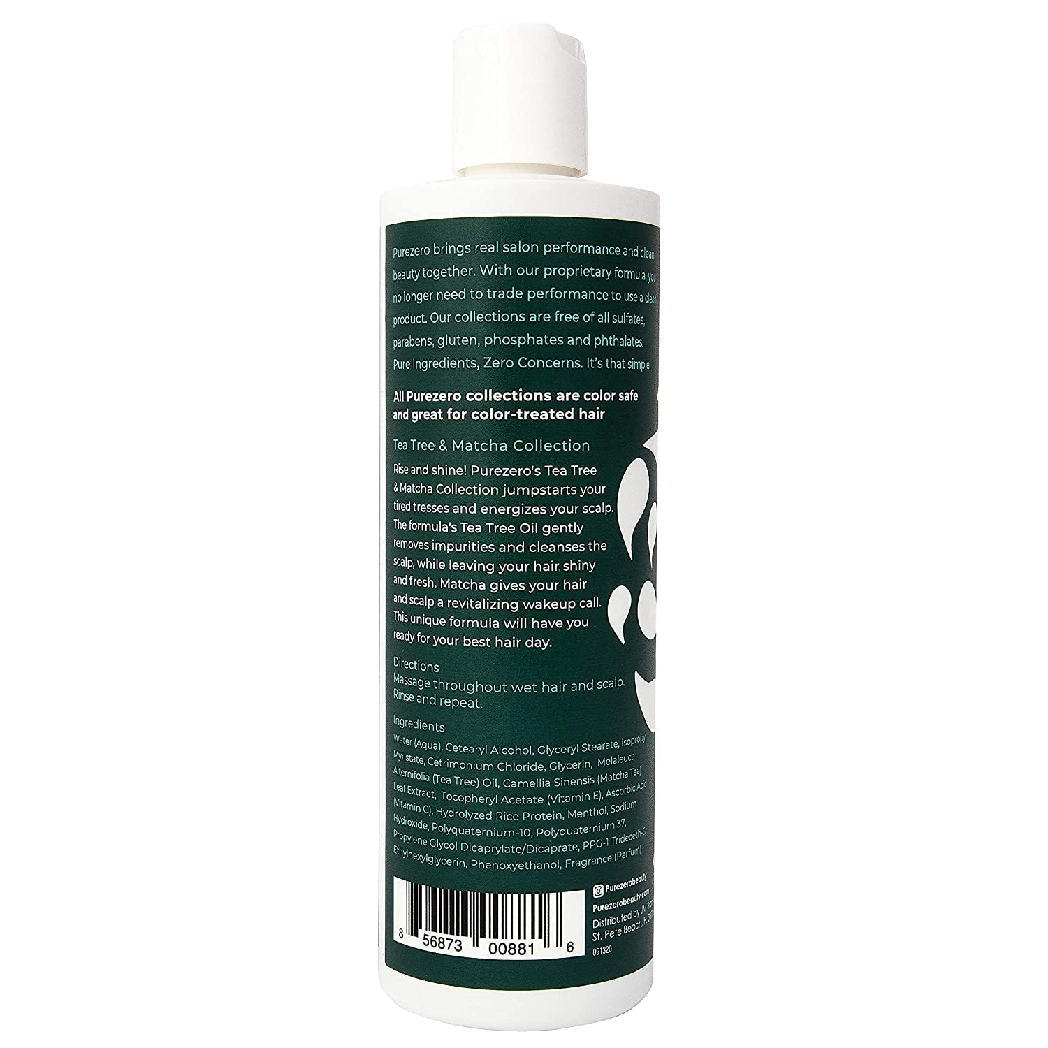 Purezero cruelty-free branding on product box emphasizes ethical packaging.