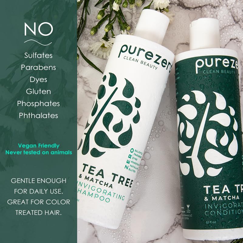 Purezero Matcha powder close-up highlights natural caffeine lift