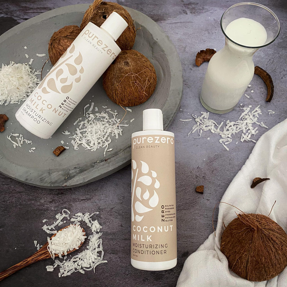 Purezero natural ingredients silhouette emphasizing clean formula