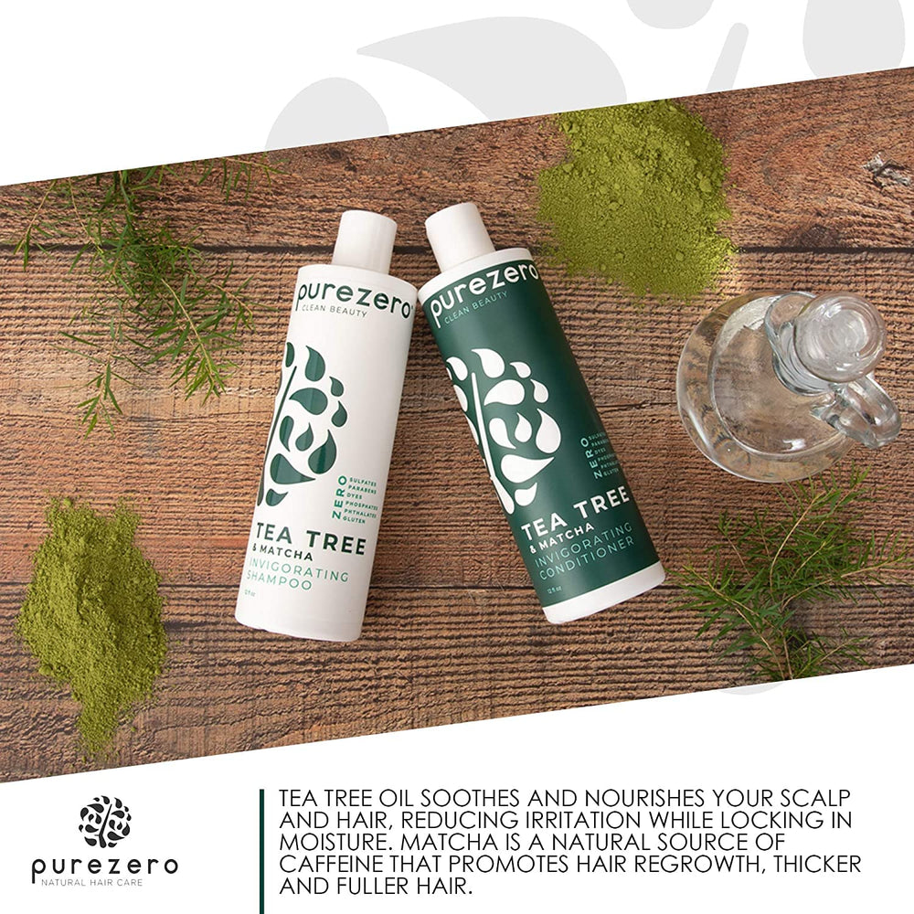 Purezero scalp tingling application demonstrating cooling, energizing sensation.