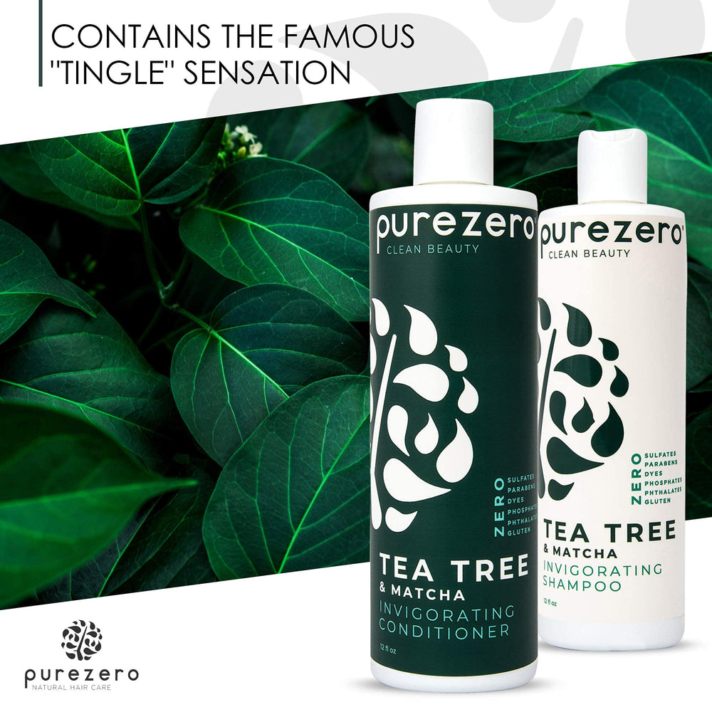 Purezero Shampoo foam on hair evokes clean, invigorated sensation