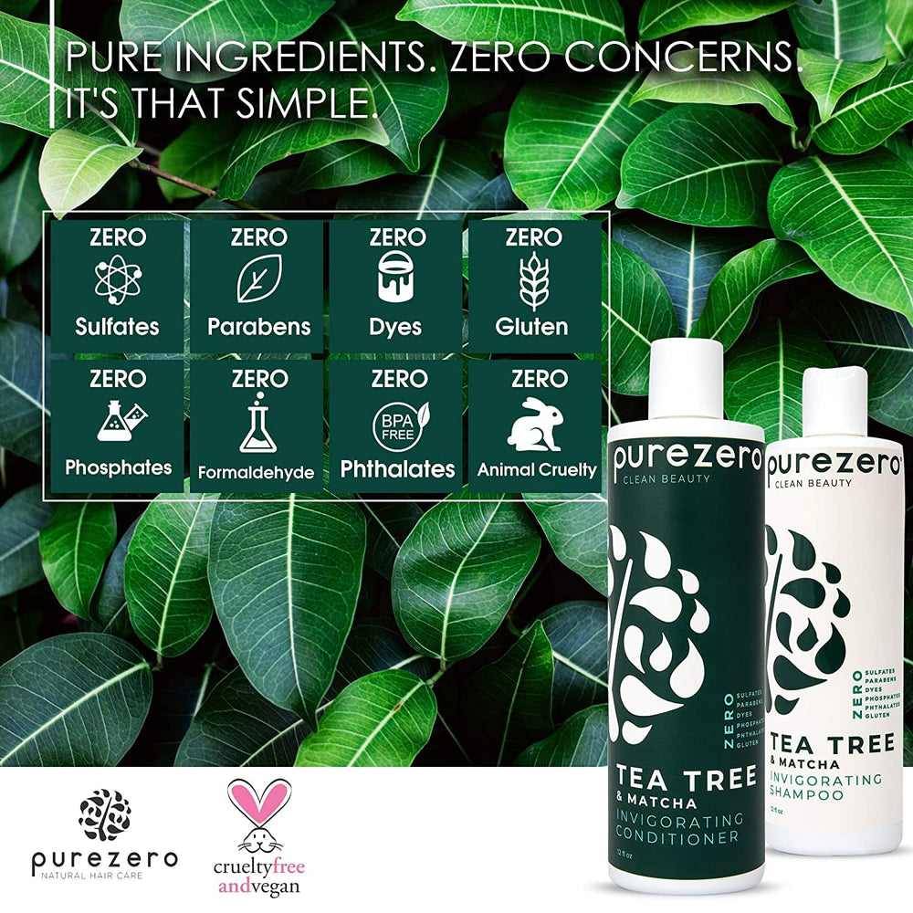 Purezero shampoo foam on hand showing rich lather and refreshing feel.