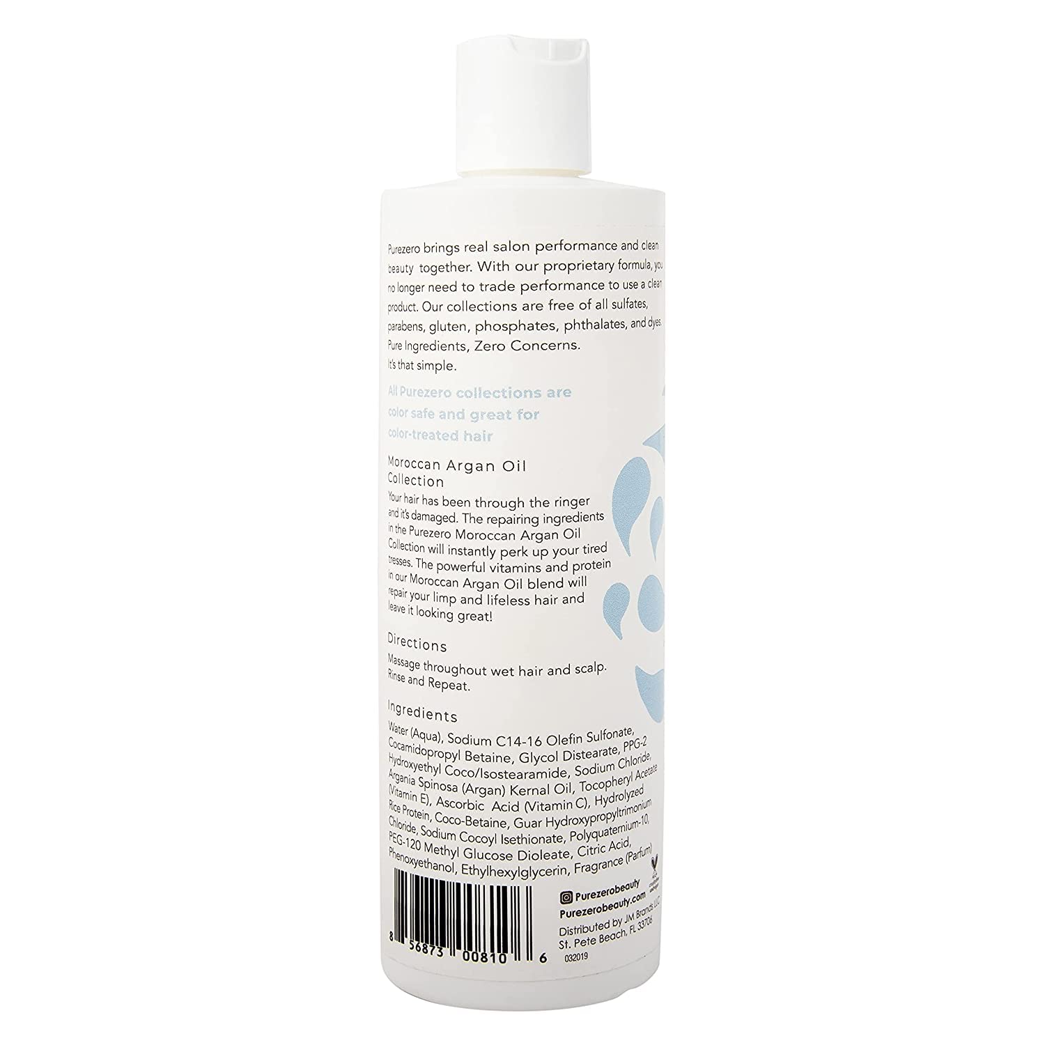 Purezero vegan cruelty-free icon reinforces ethical beauty choices.