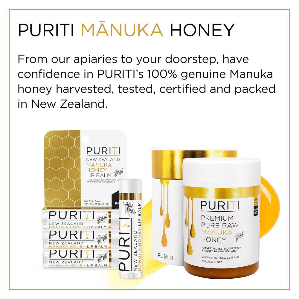 PURITI Manuka Honey Lip Balm smooth glide enhances everyday lip comfort.