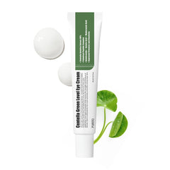PURITO Centella Green Level Eye Cream jar closeup with rich texture for soothing eye area.