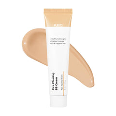 PURITO Cica Clearing BB Cream tube and cap highlighting sustainable packaging for clean beauty