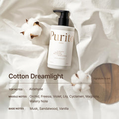 Cotton Dreamlight scent trio visual suggests mood-enhancing fragrances and Korean scenes