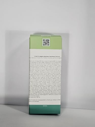 Purito Mighty Bamboo Panthenol Serum texture swatch showing light finish