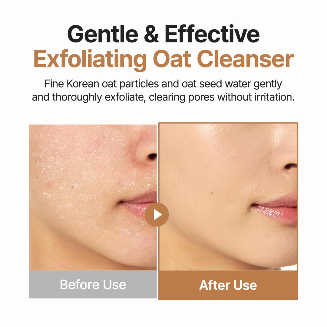 Purito cleanser close-up shows creamy mud texture for gentle exfoliation