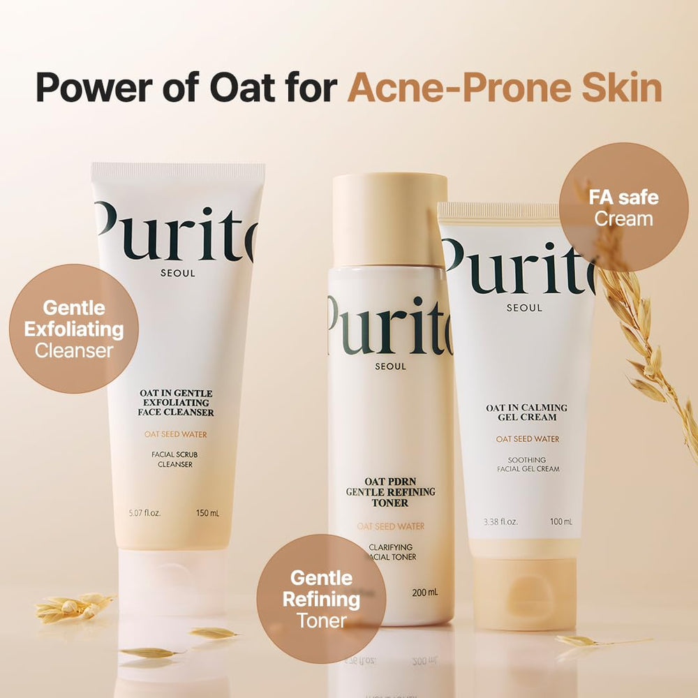 Purito Oat PDRN Toner fragrance-free label suitable for sensitive skin