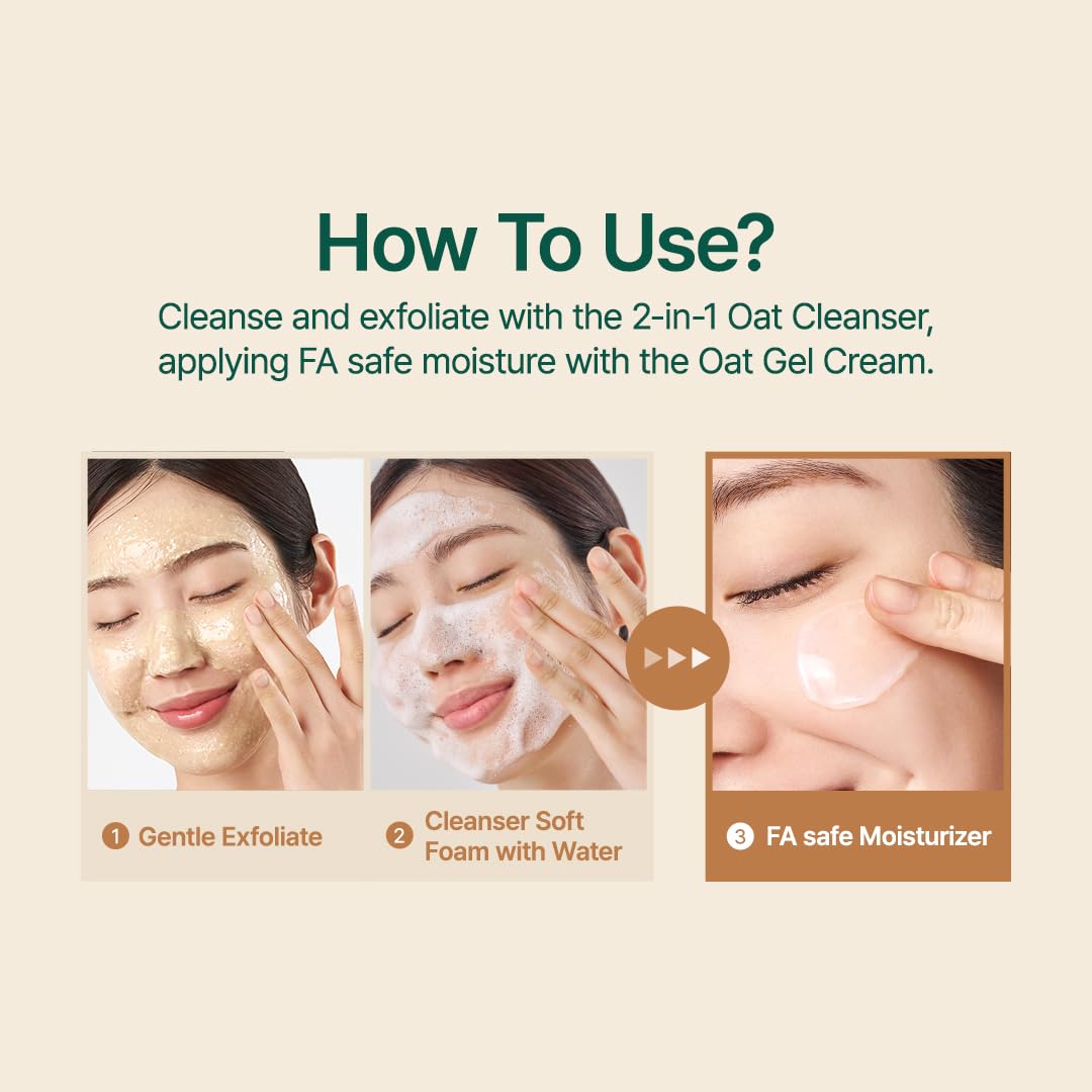 PURITO Oat Velvet Duo pack highlights suitability for all skin types.