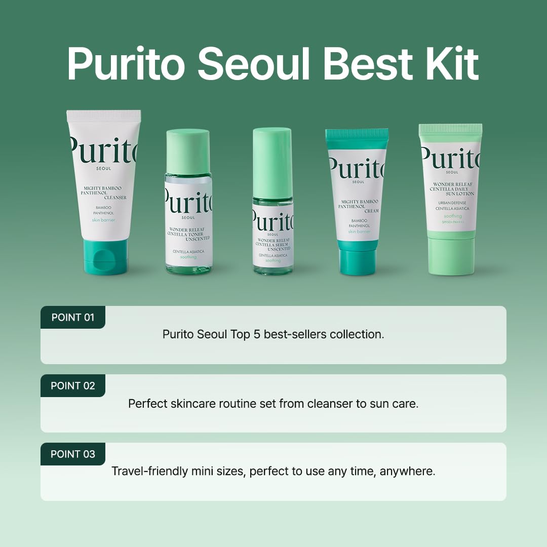Purito Seoul Best Kit cream jar, rich moisture for barrier support.