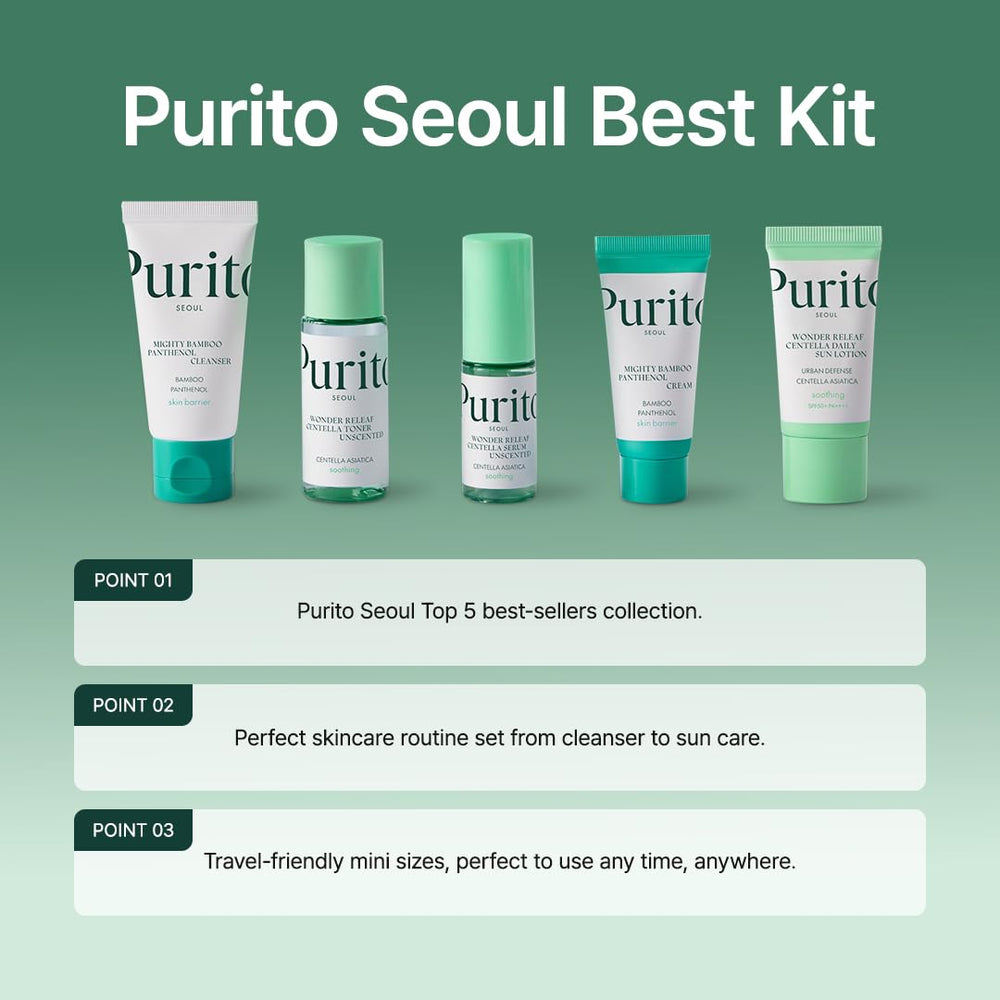 Purito Seoul Best Kit cream jar, rich moisture for barrier support.