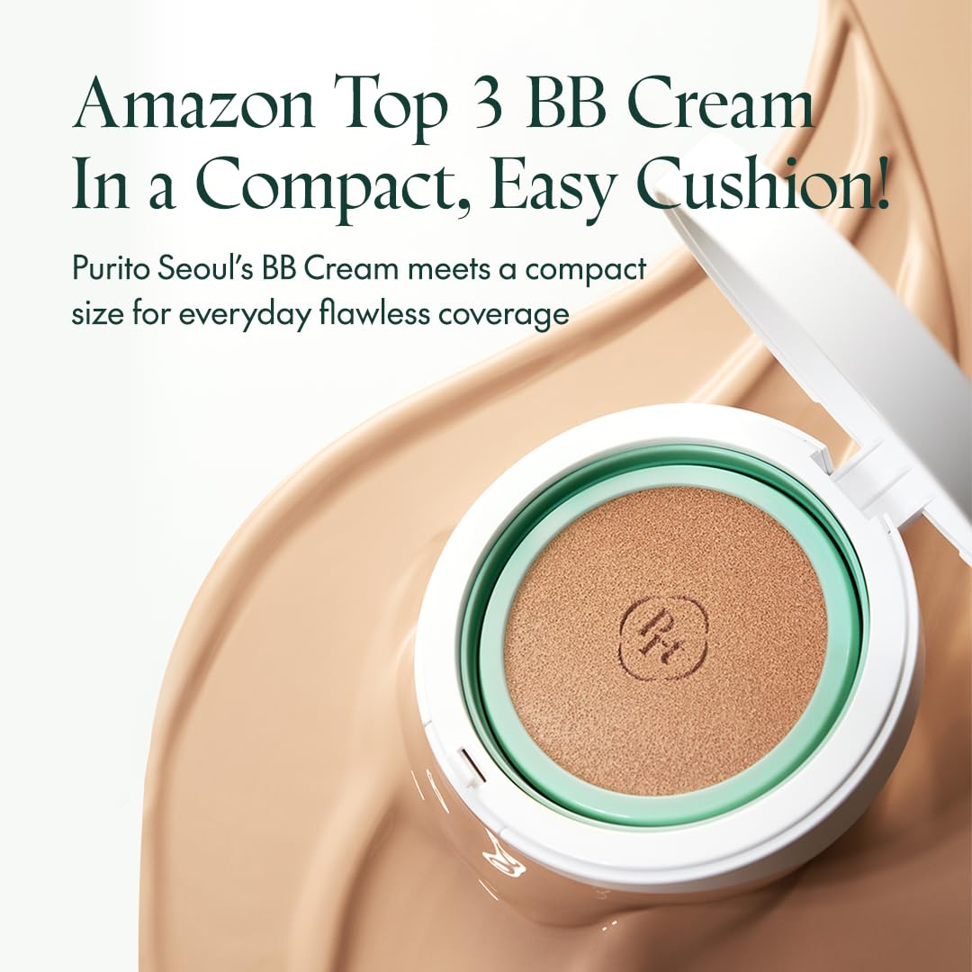 Purito cushion puff press enables quick, even application for buildable coverage