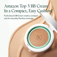 Purito cushion puff press enables quick, even application for buildable coverage
