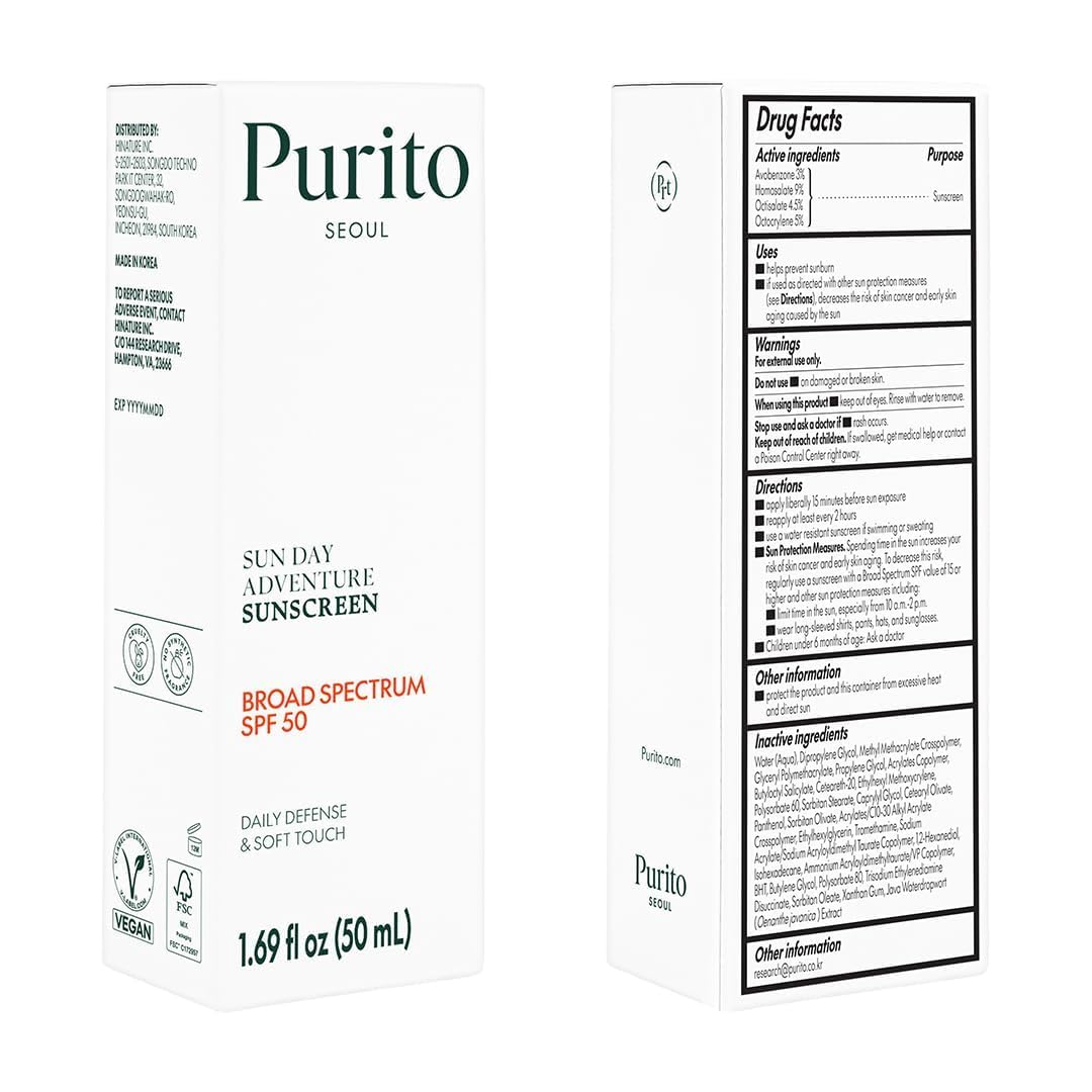 PURITO makeup-friendly sunscreen layers under makeup without pilling
