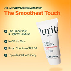 PURITO oil-free formula keeps skin fresh and non-greasy all day