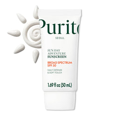 PURITO sunscreen SPF 50 with ultra-smooth texture for daily glide