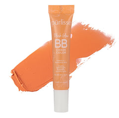 Purlisse Blush Glow Malibu Peach application swirl demonstrates customizable flush.