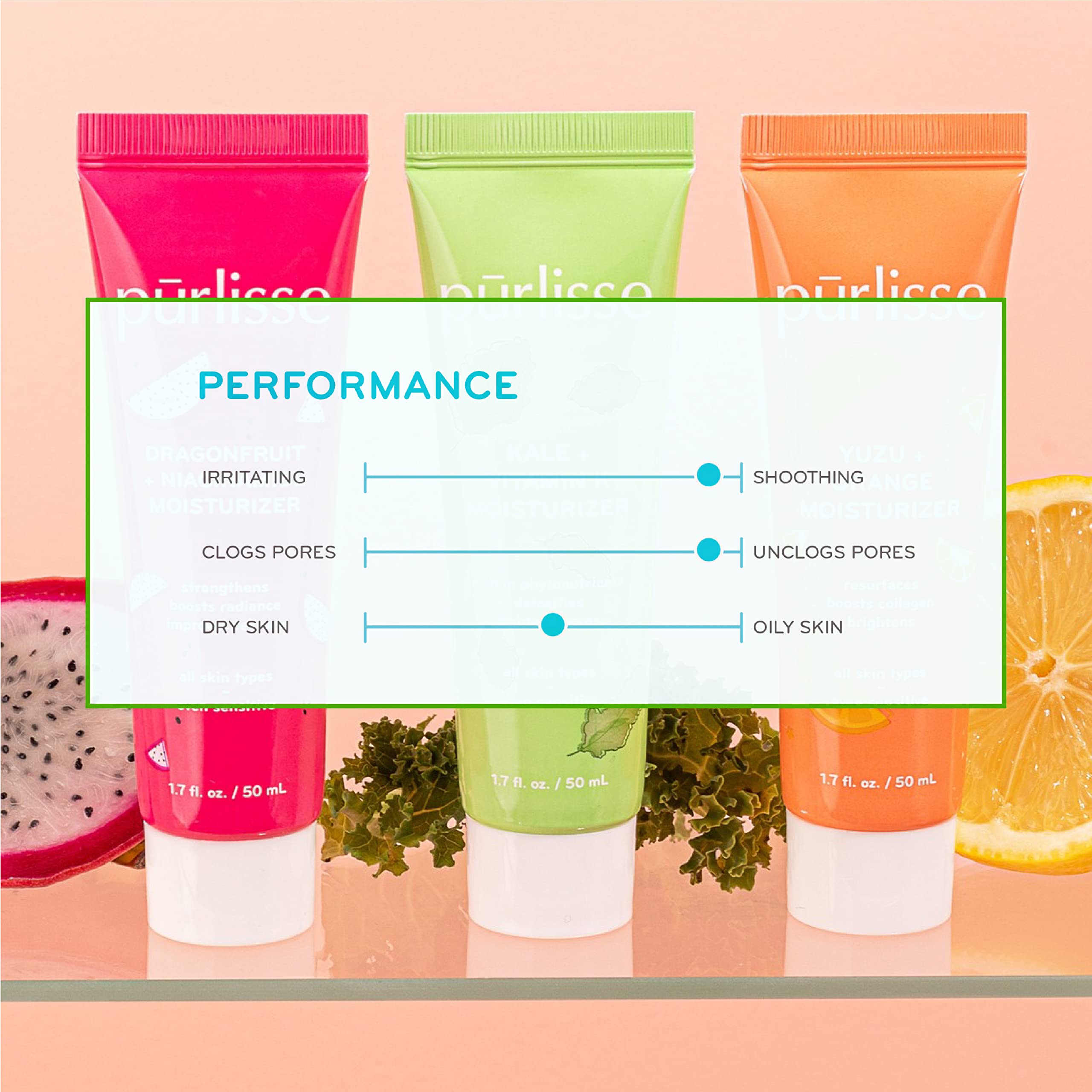 Purlisse after-glow closeup hints at radiant, balanced skin.
