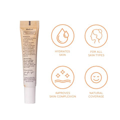 purlisse Perfect Glow BB Cream Concealer under-eye swatch reveals brightening potential and natural finish