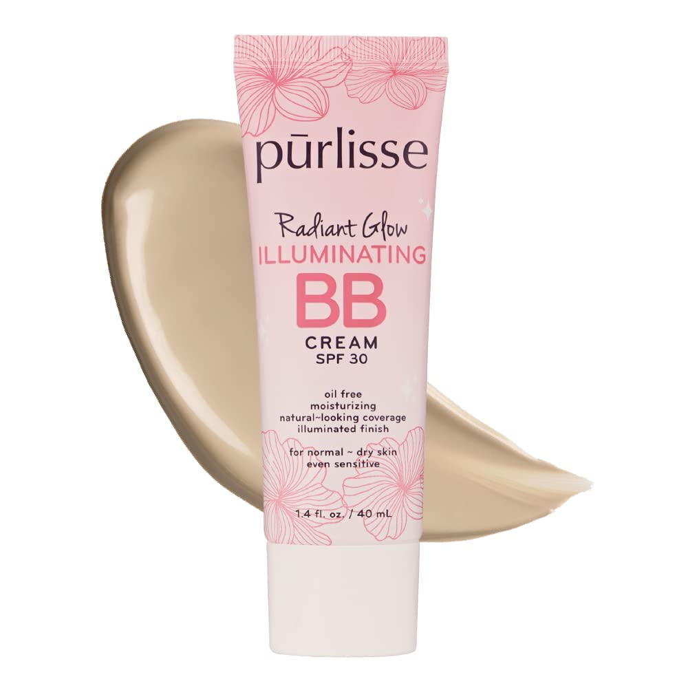 pūrllisse Radiant Glow packaging shows SPF 30 protection for the day