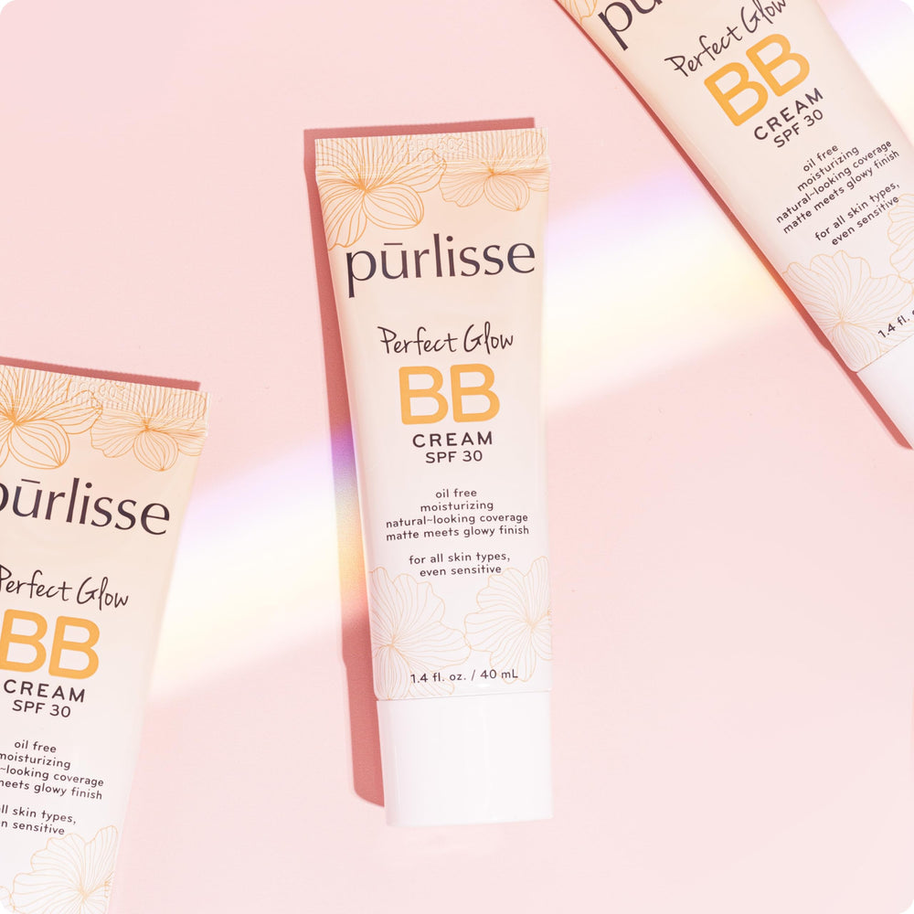 Purlisse Silk Glow BB Base Primer packaging ready to prep skin.