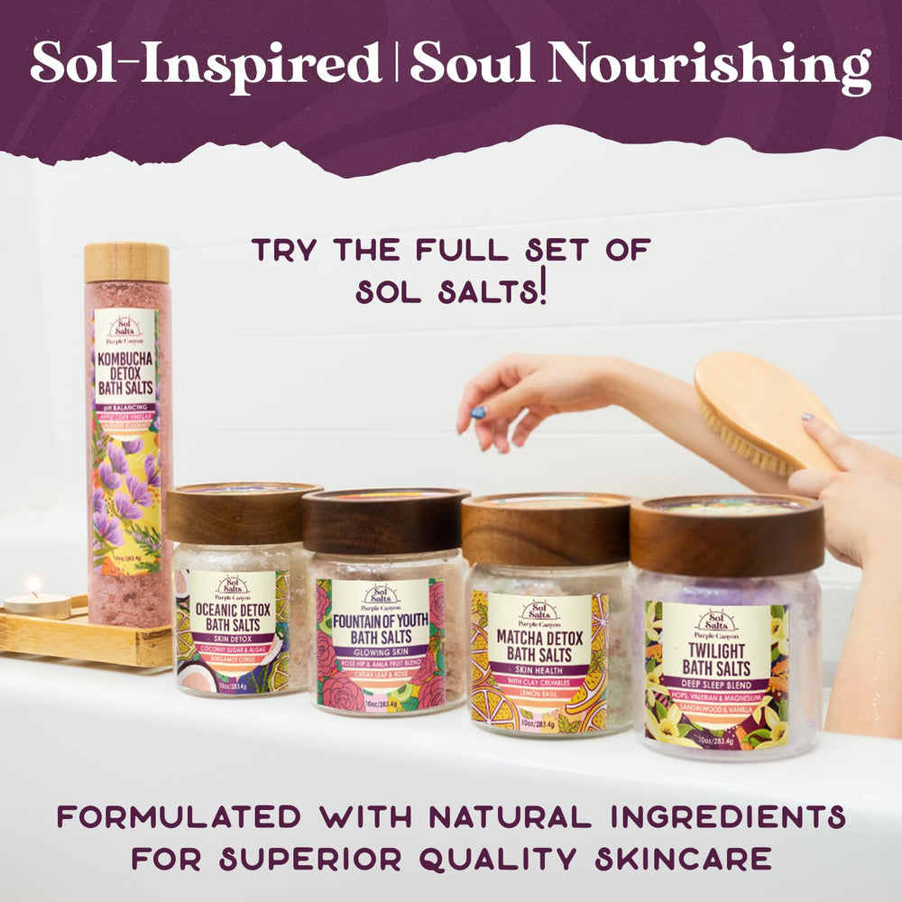Purple Canyon SolSalts eco-friendly packaging aligns with sustainability