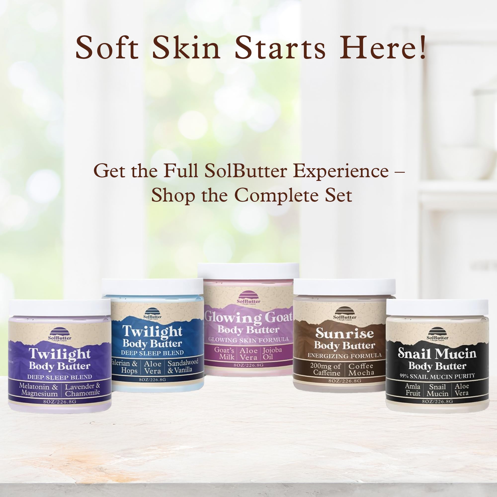 Purple Canyon Sunrise glow shot demonstrates radiant skin after use.