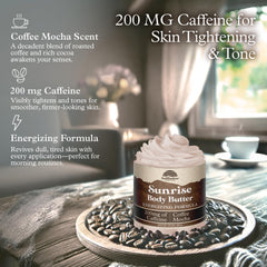 Purple Canyon Sunrise texture closeup highlights whipped consistency ideal for smooth skin.