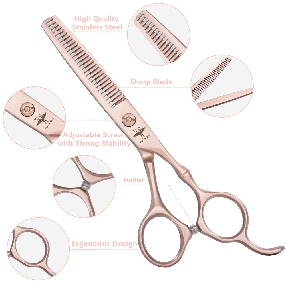 PURPLEBIRD ergonomic-offset-grip-scissors for comfortable all-day use
