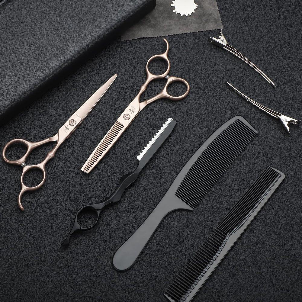 PURPLEBIRD home-salon pet-hair scissors kit for multi-use grooming