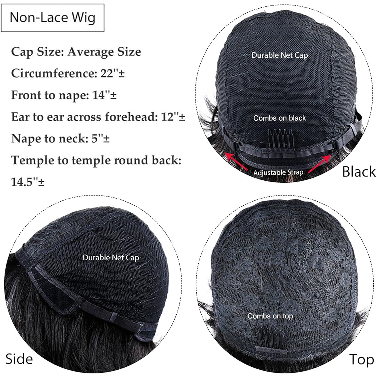 PurpleSexy cap construction, glueless wear for secure comfort all day.