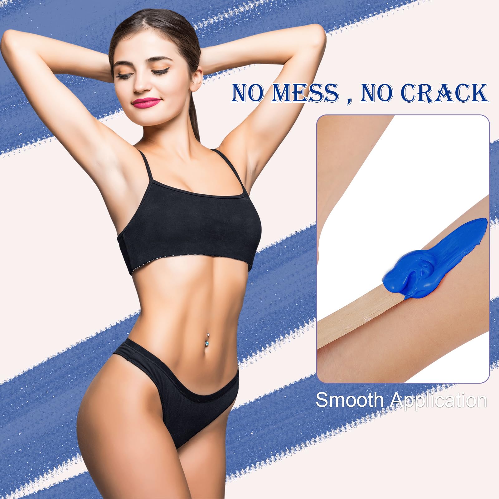 PURPLESKY wax designed for Brazilian bikini area waxing with comfort